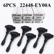 Pack of 6 Ignition Coils For Nissan 370Z Infiniti FX50 G37 M37 3.7L 22448-EY00A