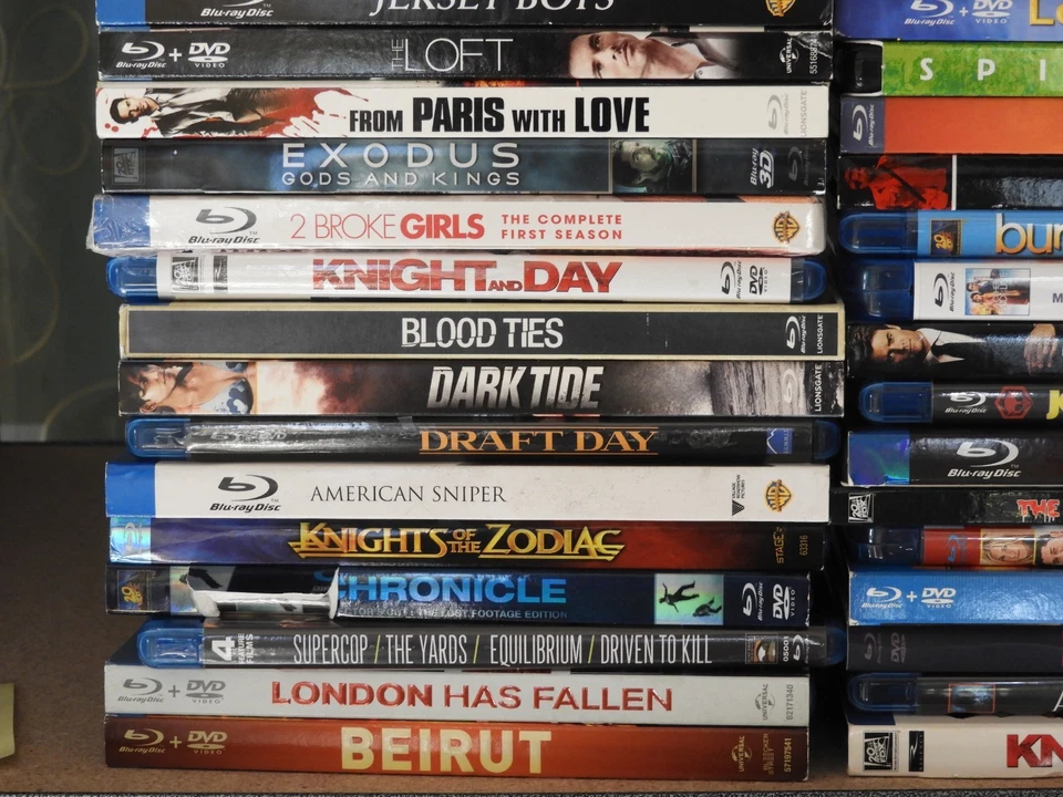 HUGE LOT OF ASSORTED BLURAY MOVIES - Used Blu Ray Lot 9 Wholesale - Image 3 of 4