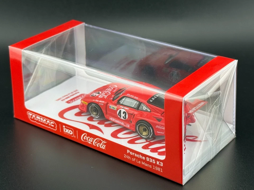 Tarmac Works Porsche 935 K3 24h Le Mans 1981 Coca Cola 1/64 - Image 3 of 3