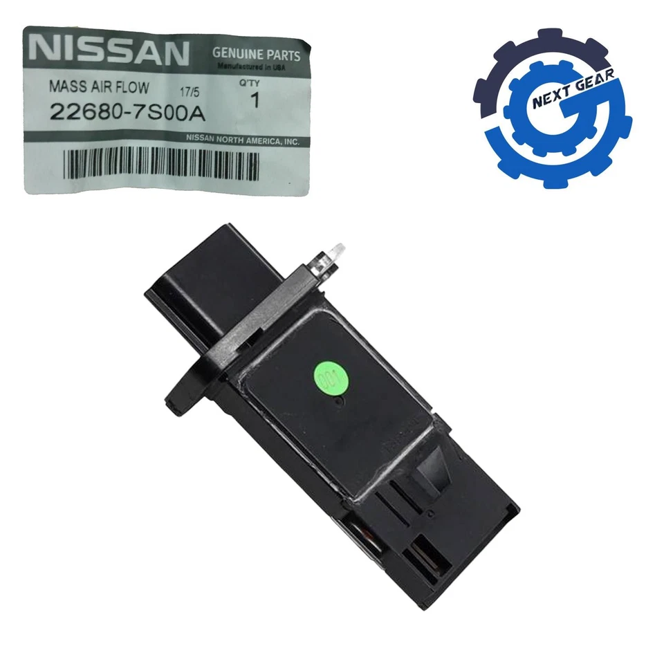 Nuevo sensor de flujo de aire masivo Nissan OEM para 2003-2024 TITAN GTR INFINITI 22680-7S00A Foto 3 de 4