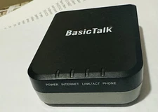 BasicTalk Home Phone Service VoIP Adapter Model HT701