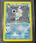 Pokemon Dark Blastoise Holo 3/82 1999-2000 Rocket 1st Edition  w/Swirl
