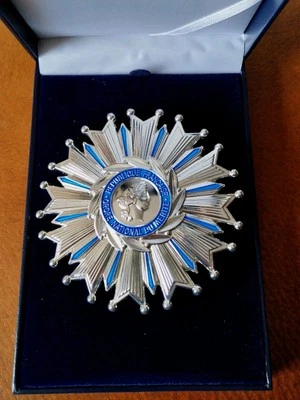 Plaque Grand Officier ONM de L'ordre National du Mérite 1963 livré avec écrin #2 - Photo 1/4