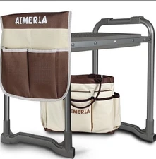 Aimerla Foldable Garden Kneeler Heavy Duty Durable Stool Seat
