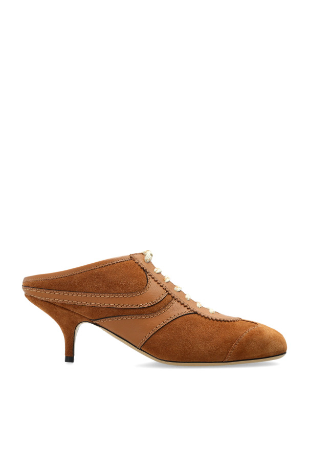 Dries Van Noten - Women - Leather heeled shoes - Brown