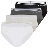 Herren-Bambus-Slips 4Er-Pack FM London, Stretch, UnterwäSche, Ohne Etiketten