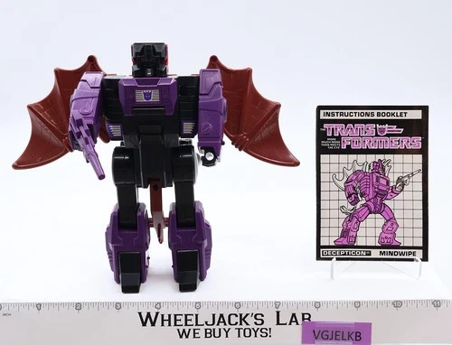 Headmaster Mindwipe 100% Complete Vintage 1987 G1 Transformers Hasbro Figure