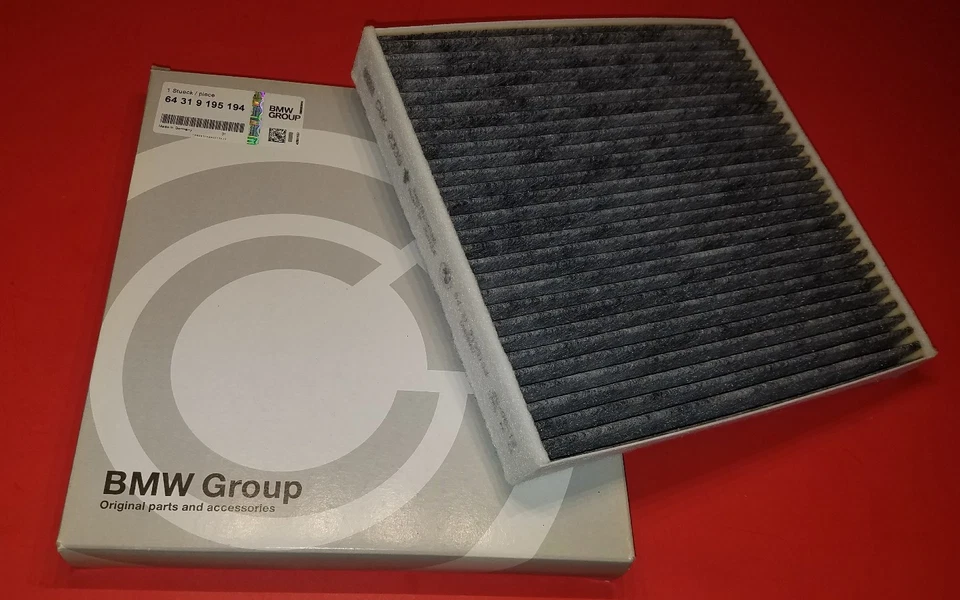 Filtro de aire de cabina de aire de CA carbón activado para BMW E85 E86 E89 Z4 2003-2016 GENUINO Foto 3 de 4