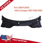 Set For 2007-15 Mini Cooper R57 R56 R55 Windshield Wiper Vent Cowl Cover Grille