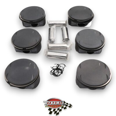 6X UPGRADE 80.50MM PISTON & RING FOR BMW M54 M54B20 M54B22 2.0 E36 E39 E46 X3 X5