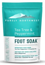 -Tea Tree Oil  Peppermint Foot Soak with Epsom Salt-for Stubborn Foot Odor, ...