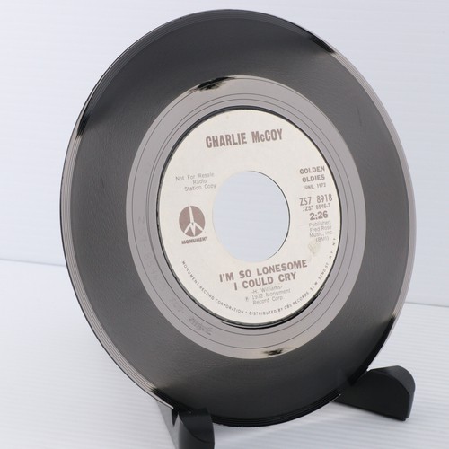 Charlie Mc Coy – I'm So Lonesome I Could Cry 45rpm Reissue Record ZS7 8918 PROMO - Picture 5 of 15