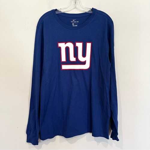 The Nike Tee New York Giants NFL Football Tshirt Men's Large Royal Blue Cotton - Picture 2 of 7