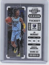 2022-23 Panini Contenders Optic Ja Morant #55 Season Ticket Base 