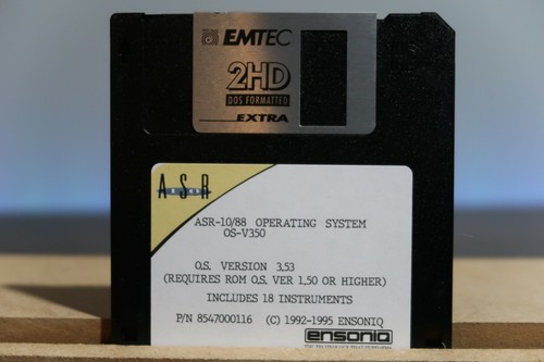 Ensoniq ASR-10 ASR-88 OS Disk 3.53 - 18 Instruments - Afbeelding 3 van 3