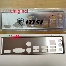 1Pcs For MSI PRO B650M-E, PRO A620M-E I/O Shield BackPlate Blende Bracket