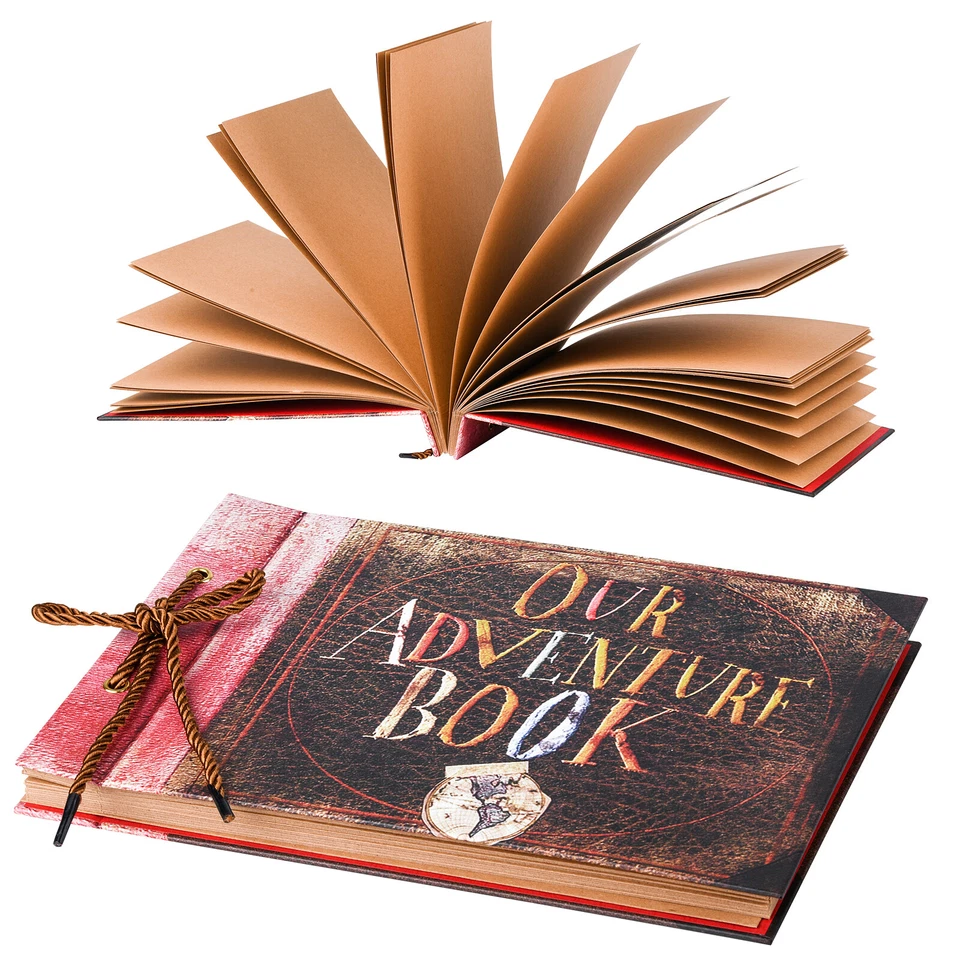 Nuestro libro de aventuras Pixar Up hágalo usted mismo álbum de recortes recuerdos de viaje álbum de fotos hecho a mano Foto 3 de 4