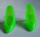 Barbie Doll LIME GREEN Closed Toe High Heel PUMP Mattel Superstar Shoe Princess — photo 3