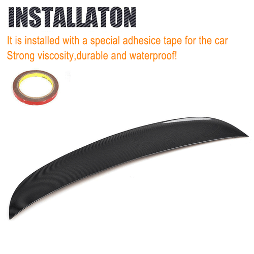 Fit For Porsche Panamera 2014-2016 REAL Carbon Rear Trunk Spoiler Boot Lip Wing  - Bild 10 von 12