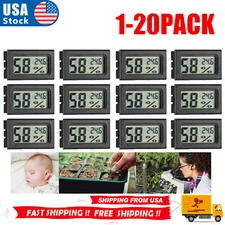 5-20PCS Humidity Meter Mini Digital Indoor Thermometer Hygrometer Temperature US