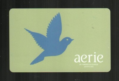 AERIE Blue Bird 2006 Gift Card ( $0 ) RARE | eBay