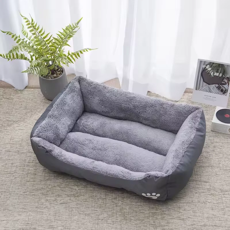 Washable Pet Calming Bed Cat Puppy Large Dog Sleep Warm Soft Plush Comfy Cushion - image 3 of 4