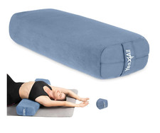 Yes4All Triple-Layer Sponge Yoga Bolster Pillow for Restorative A. Blue
