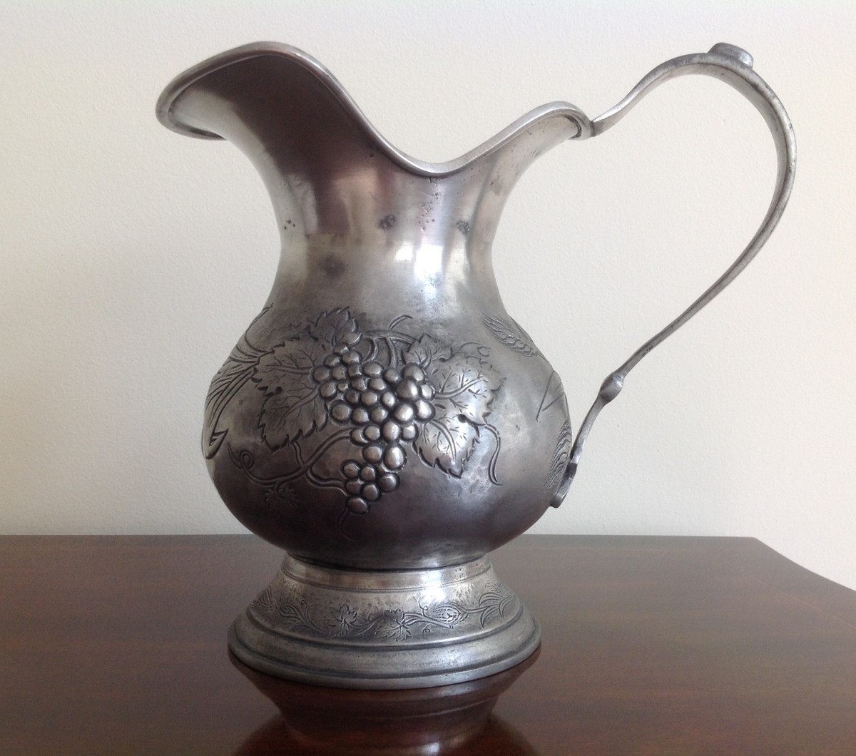 Pewter Italy Large Pitcher PELTRO 95% ETAIN FEIN ZINN | eBay
