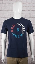 NWT Mens GAP Lived-In T Shirt Americana Red, White & Brew Elysian Blue - 619071