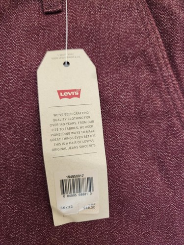 Levi's Herren Chino Jogginghose 36x32 Regular Fit Elastischer Bündchen Aktuell 36x30 Neu mit Etikett - Bild 2 von 12