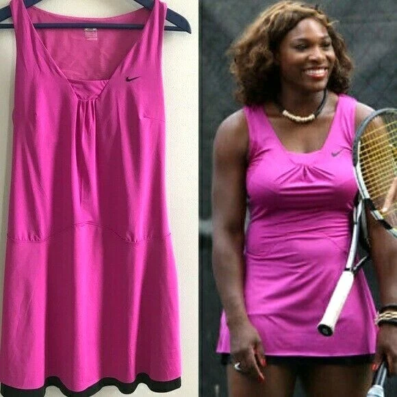 Serena williams pink nike best sale dress