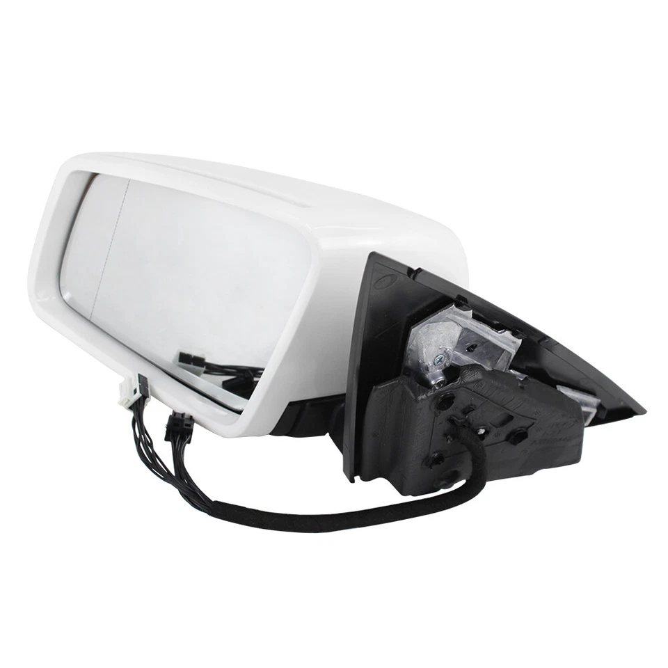 Espejo retrovisor izquierdo blanco del conductor para Mercedes C250 C300 C350 2011 2012 2013 2014 Foto 3 de 4