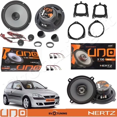 Kit De 6 Altavoces HERTZ Anteriores Y Posteriores Para Opel Corsa C 2000>2008 - Imagen 1 de 4