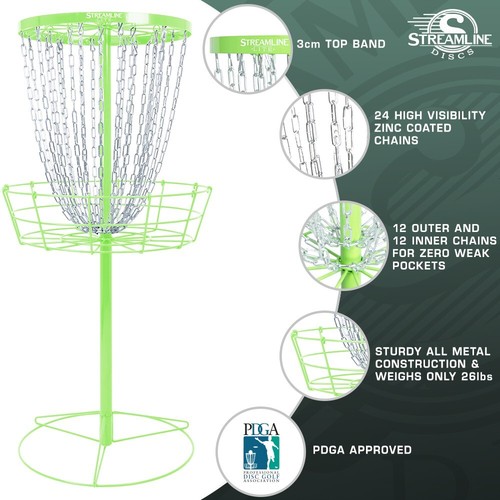 Streamline Discs Lite Disc Golfkorb - Lime - Bild 2 von 6