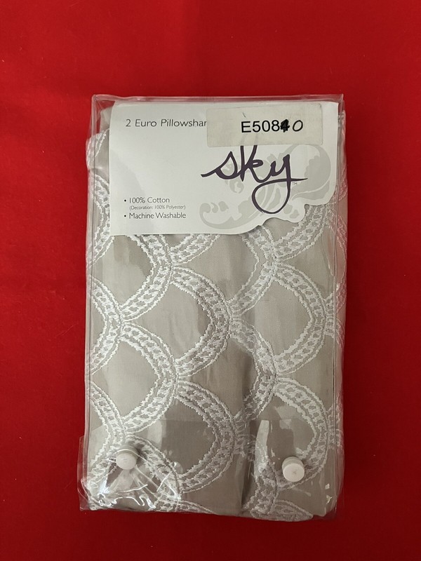 Karina 2 Euro Pillowshams By Bloomingdale’s. MS-100.