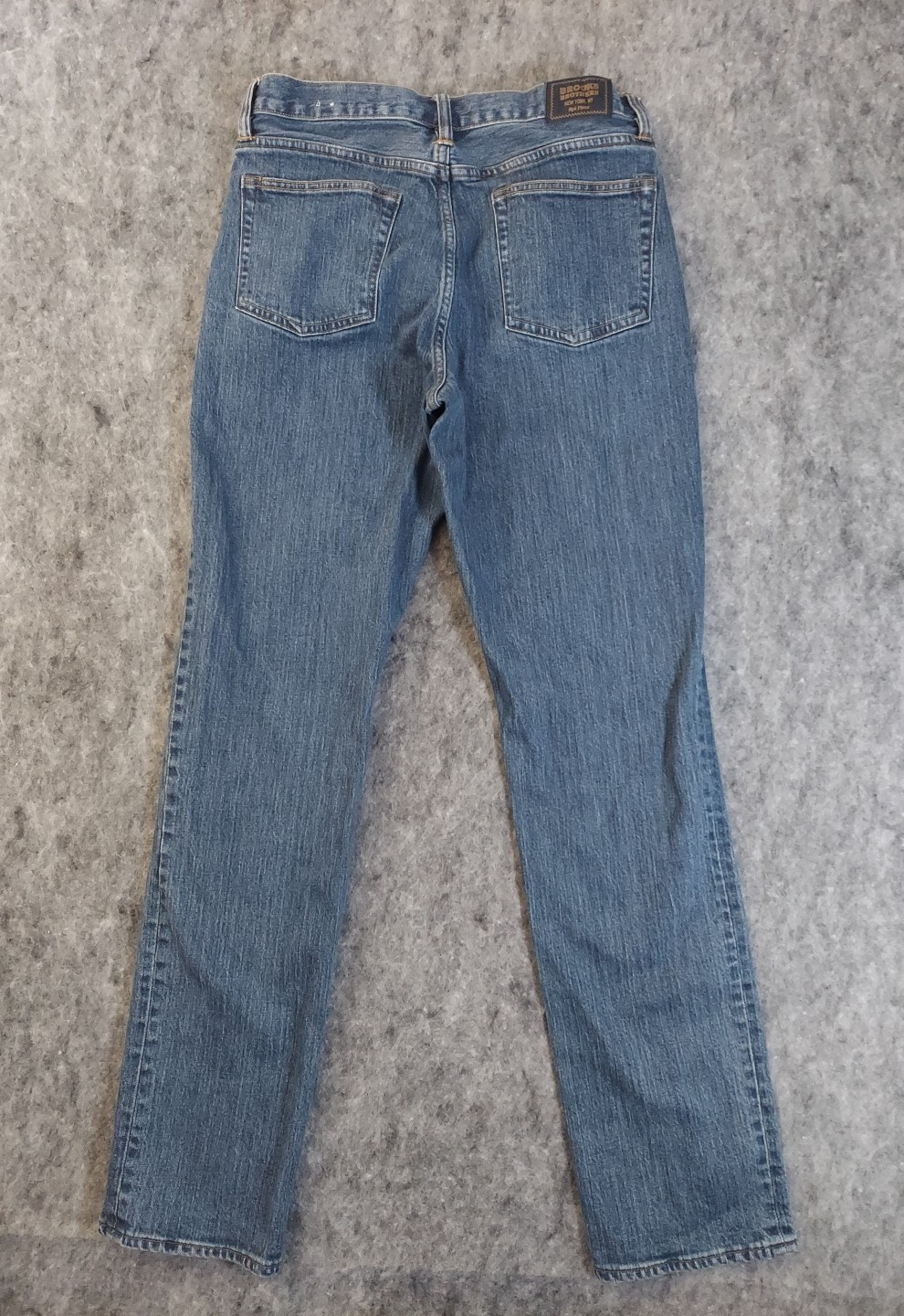 Brooks Brothers Jeans Mens 30x31 Blue Red Fleece Denim 901 Slim Straight thumbnail 2