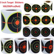 3inch Splatter Target Stickers Self Adhesive Reactive Targets Paper for Shooting