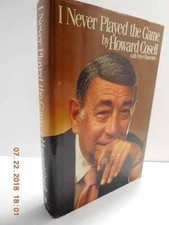 I Never Played the Game - Hardcover By Cosell, Howard - VERY GOOD