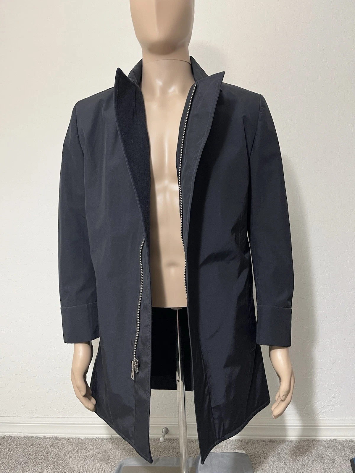 HARPUTSOWN Men’s Avant Garde Asymmetrical Longline Coat Made in SF Medium (est). image 4