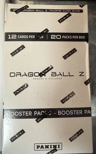 2015 Panini Dragon Ball Z Heroes & Villains Booster Box 20 Packs Factory Sealed