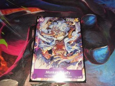 One piece Monkey D Luffy P-041 Promo 2 Near M...