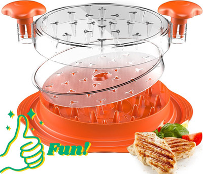 Chicken Shredder with Removable Plate - Manual Meat Shredder Tool with Transpare