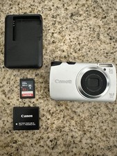 Canon PowerShot A3300 IS 16.0MP Digital Camera 5x Zoom 32 GB Gig SD Card