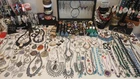 Vintage High End Antique Estate Gold Plate / Costume Jewelry Lot Signed 426 Pc