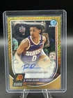 2025-26 Bowman Chrome #BCA-RU Ryan Dunn Autograph Gold Shimmer 15/50 FS NM+