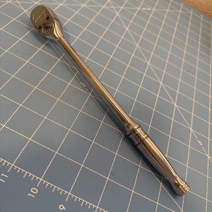 Snap-on FL830 3/8 Drive 10 Inch Long Chrome Handle Ratchet