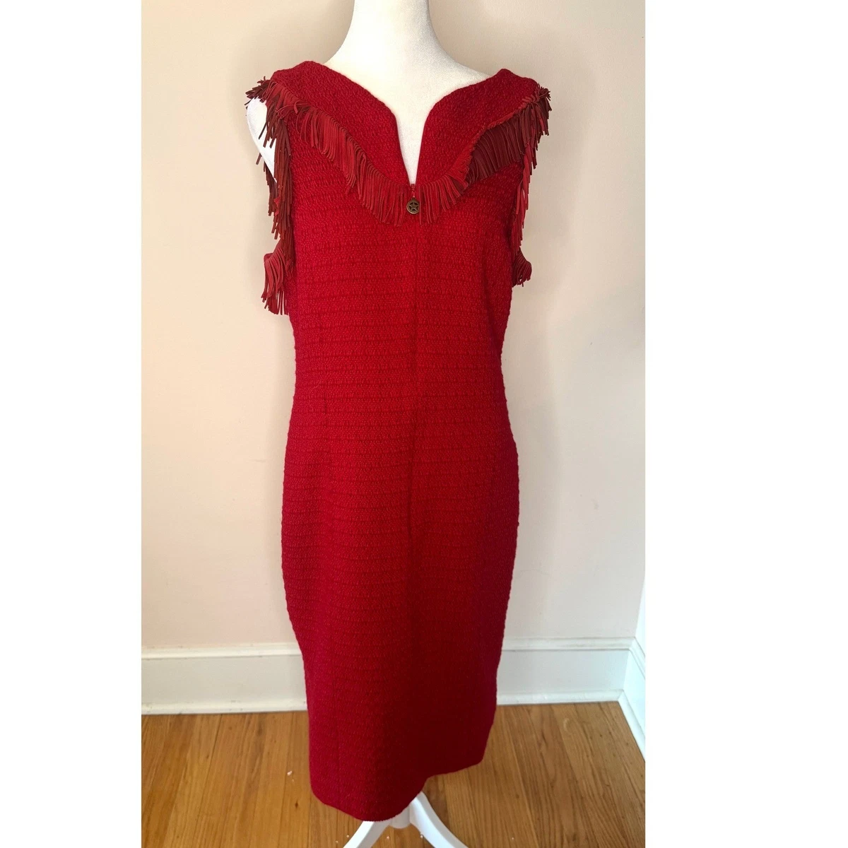 coco chanel red dress Chanel's 1955 red velvet dinner dress