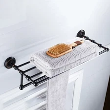 Oil Rubbed Bronze Wall Mount Bathroom Towel Rack Towel Rail/ Towel Bar Shelf