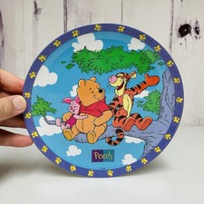 Vintage Zak Designs Winnie the Pooh Tigger Piglet Kid's Plate Melamine 8" Disney