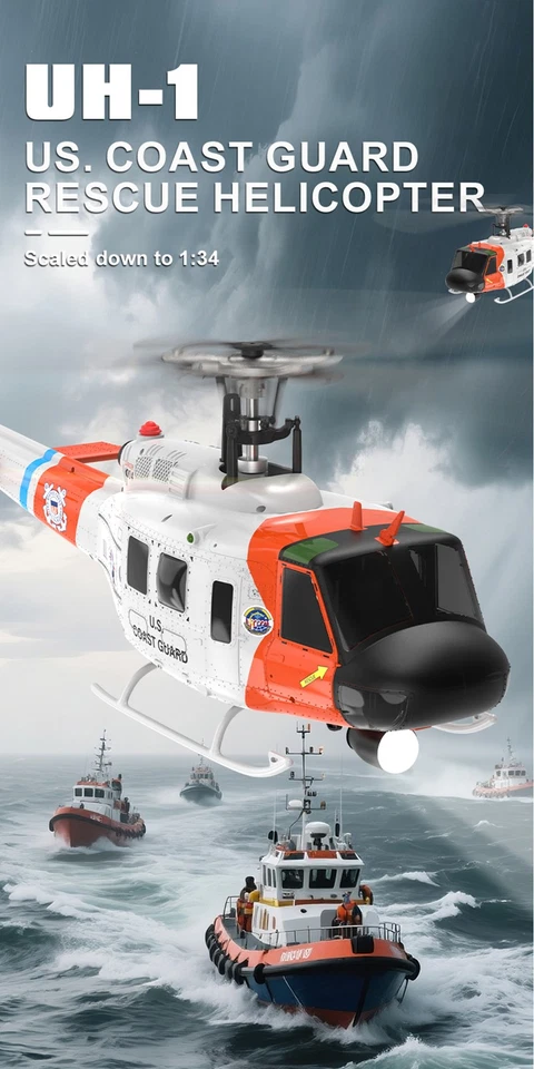 YUXIANG F07S RC Helicopter 2.4G 9CH Gyro GPS Optical Flow Positioning Aircraft - Image 2 of 4